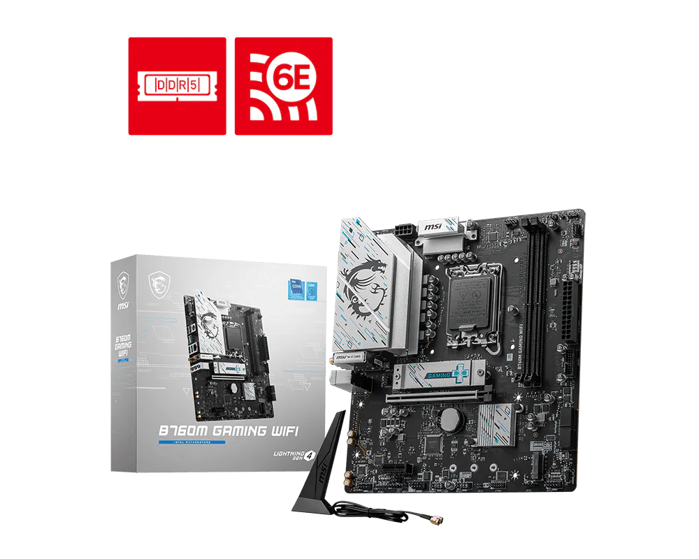 MSI B760M GAMING WIFI DDR5 Board