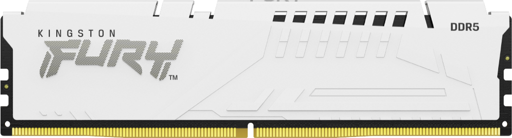 Kingston Memory DDR5 Fury Beast 16GB 6000Mhz KF560C30BW-16 CL30 Intel XMP White