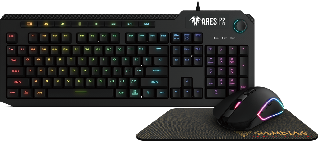 Gamdias Ares P2 RGB Combo KB+Mouse