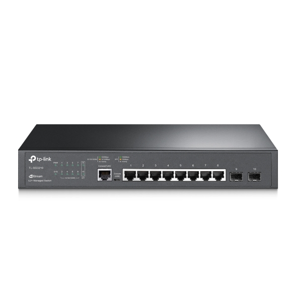 TP-link TL-SG3210 JetStream 8 Port Gigabit L2 Managed Switch with 2 SFP Slots