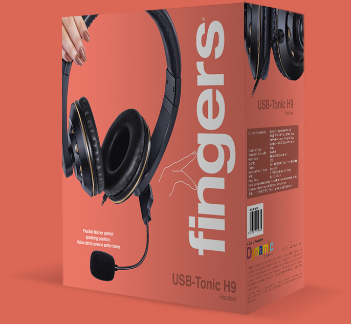 Fingers Headphone USB Tonic H9