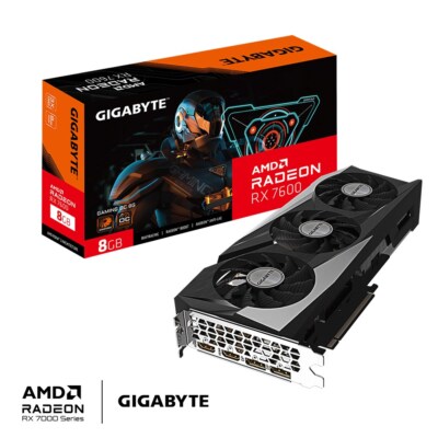 RX7600 8GB Gigabyte GAMING OC GV-R76GAMING OC-8GD AMD Radeon
