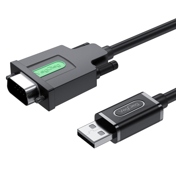 VegGieg V-U401 USB TO DB9 Male RS232 Serial  CABLE 1.5M 