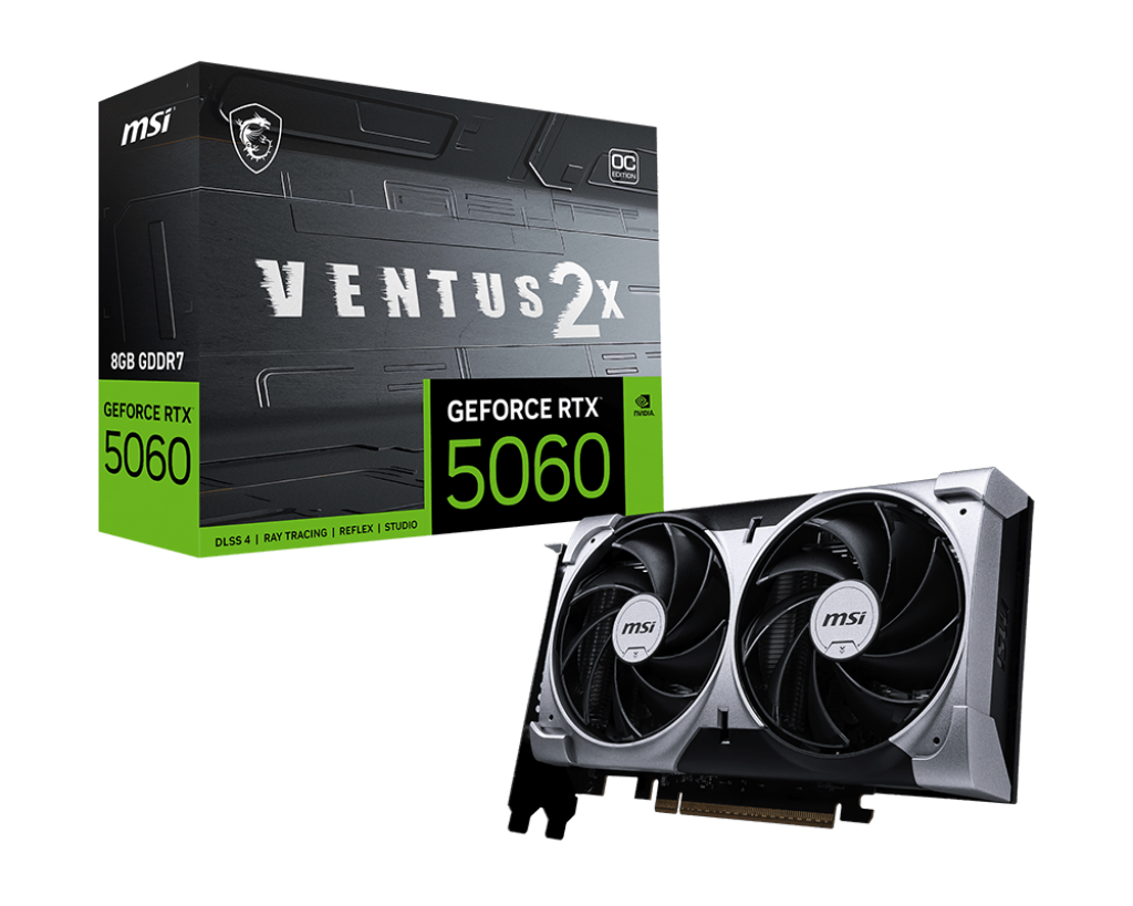 RTX5060 8GB MSI Ventus 2X OC Black