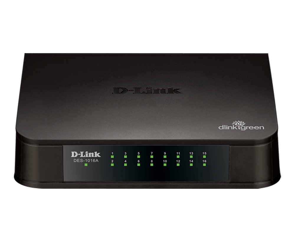 DLink DES-1016A 100MBPS 16 Port Switch