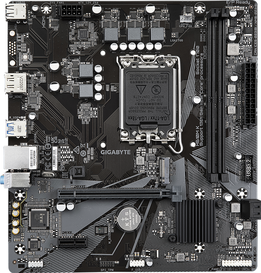 Gigabyte Board H610M K DDR5