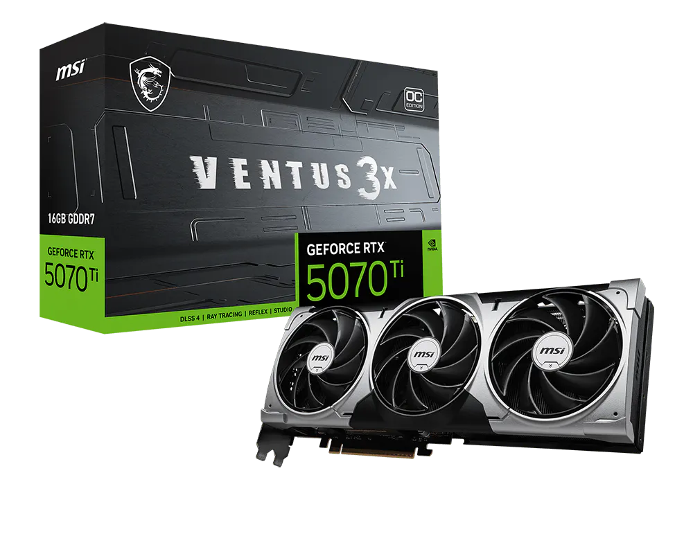 RTX5070TI 16GB MSI VENTUS 3X OC