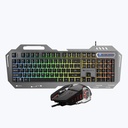Zebronics Transformer3 Combo Black KB Mouse LED Gaming