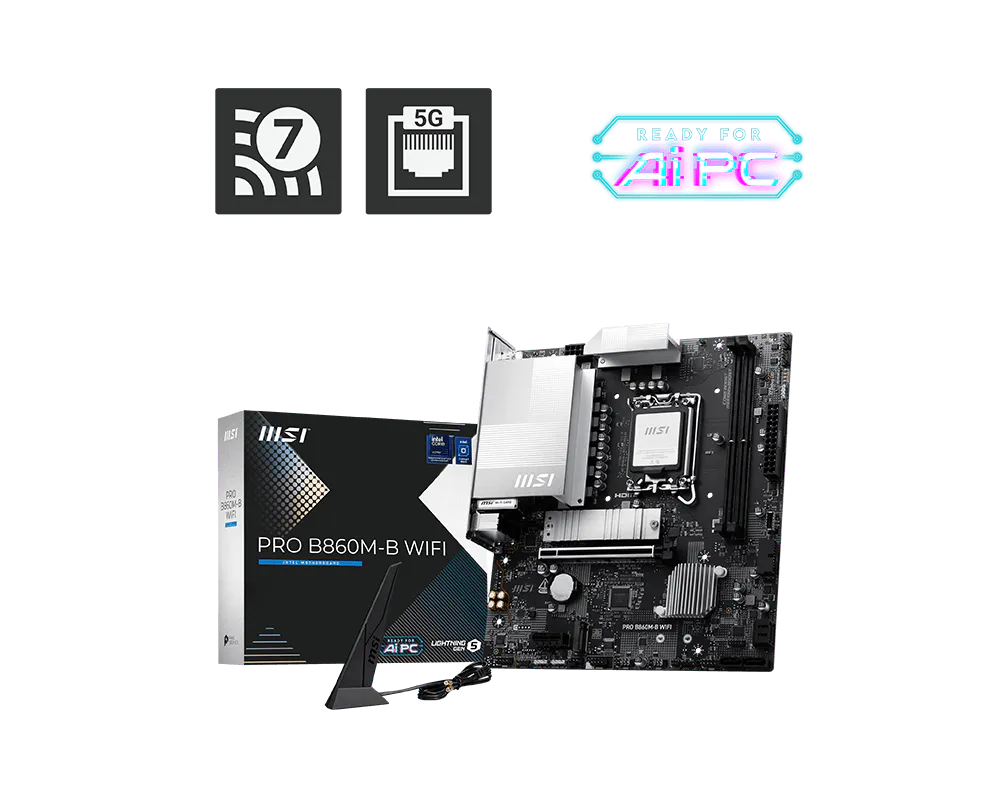 MSI PRO B860M-B WiFi Board