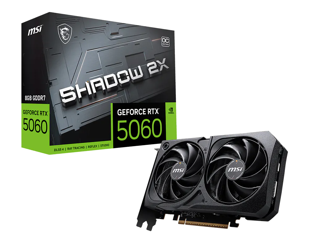 RTX5060 8GB MSI Shadow 2X OC