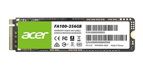 ACER SSD 256GB NVME FA100