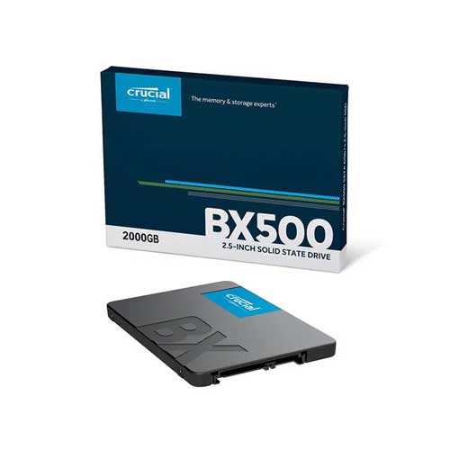 Crucial BX500 2000GB 2.5" SATA SSD CT2000BX500SSD1