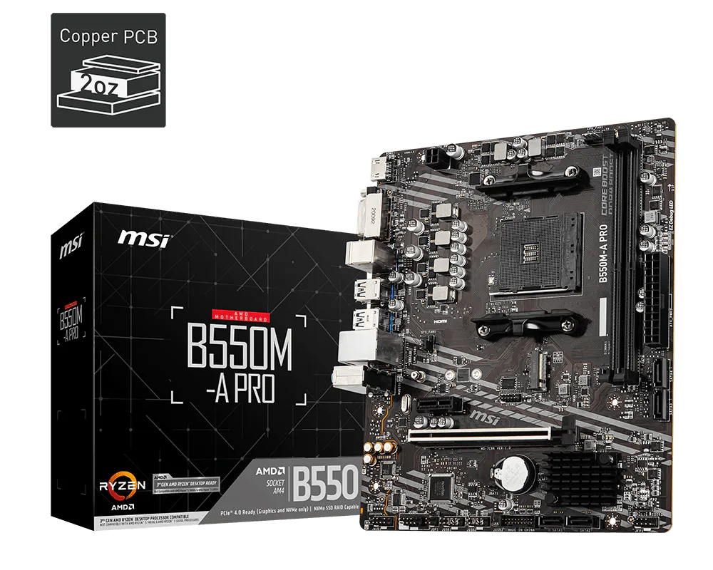 MSI B550M-A PRO Board