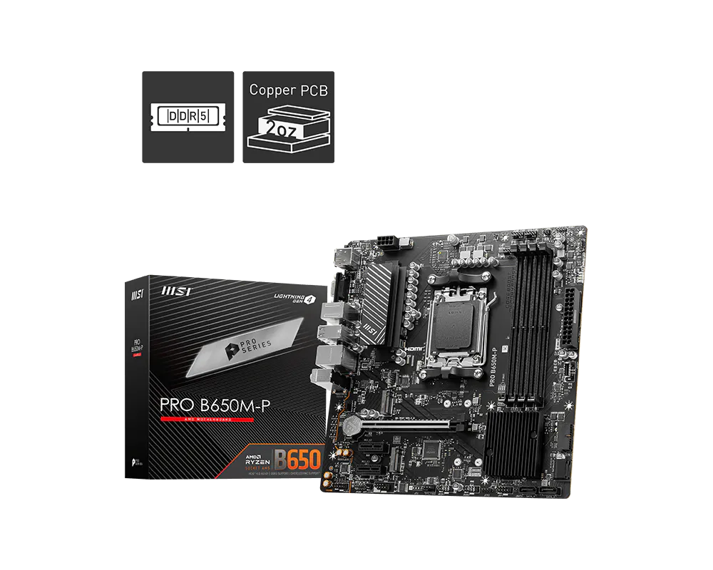 MSI PRO B650M-P Board