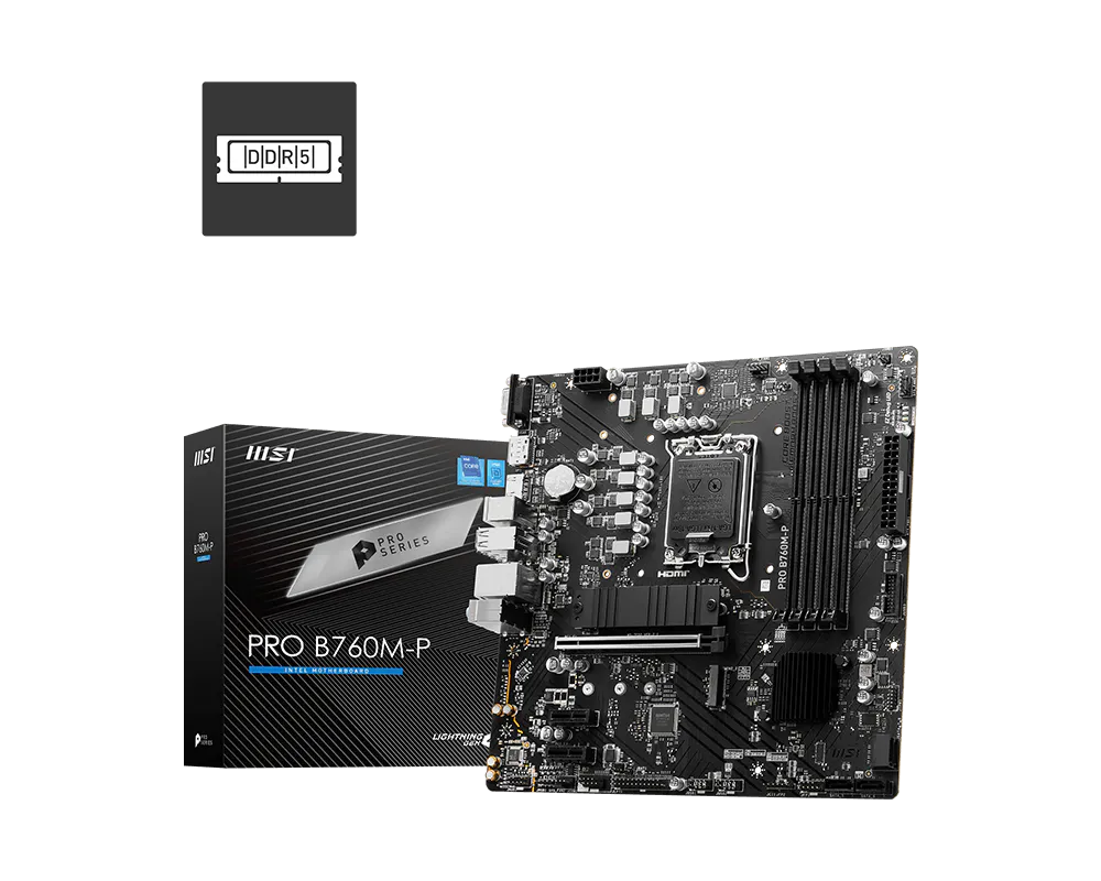 MSI PRO B760M-P DDR5 Board
