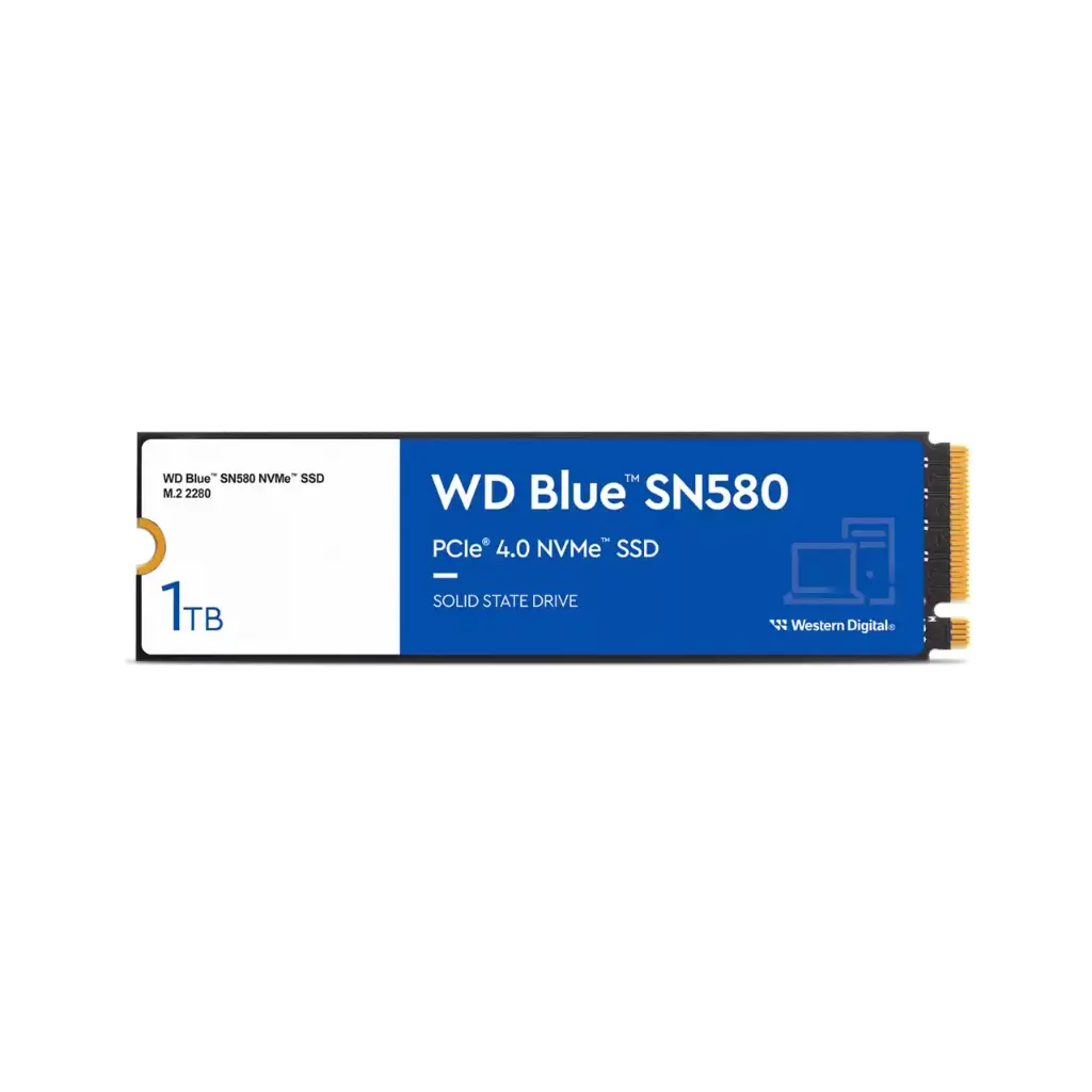 WD SN580 1TB NVMe Blue PCIe Gen4 SSD WDS100T3B0E