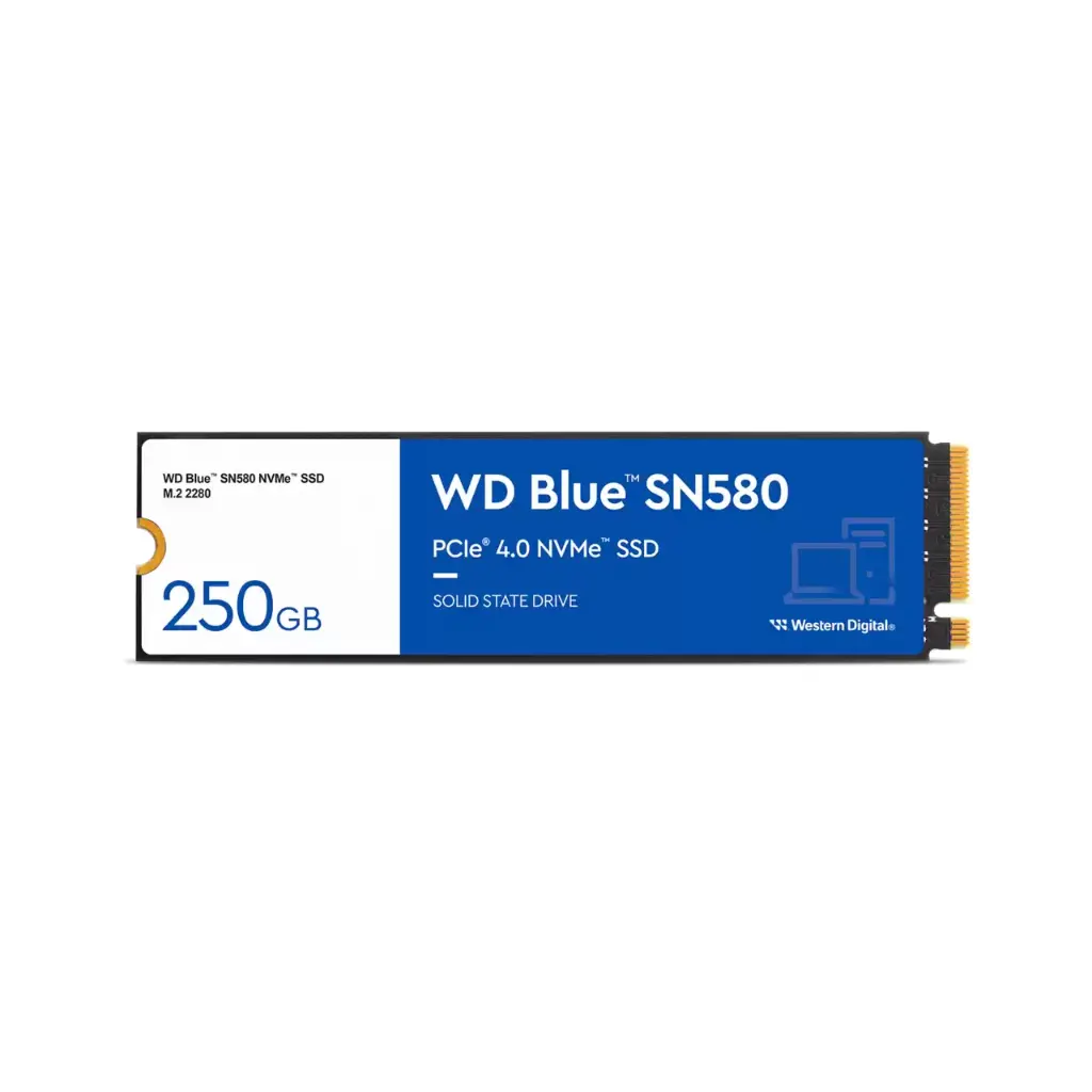 WD SN570 250GB NVMe Blue PCIe SSD WDS250G3B0C