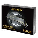 ADATA XPG 500GB Legend 800 NVMe Gen4 SSD ALEG-800-500GCS