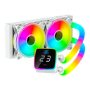 Ant Esports Liquid Cooler ICEGLOW 240 White ARGB 240mm