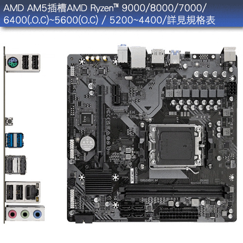 Gigabyte B650M H Board